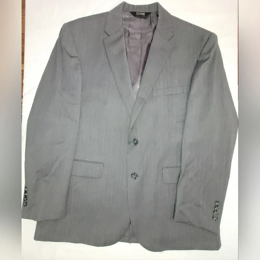 Jos. A. Bank Size 43 Regular / 37 Waist Gray Men's 2 Piece Suit Jacket & Pants - Picture 4 of 7